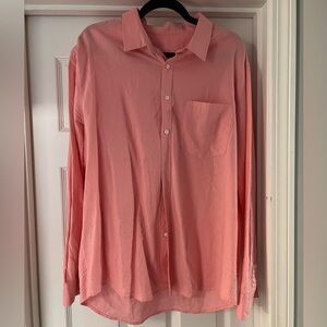 Men’s Pink Button-Down Shirt - Size L